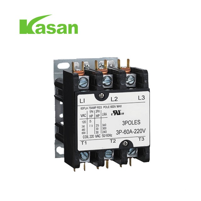 HVAC 24V/120V/240V/277V/480V 用 UL 認証済み 30A 3P エアコンタクタ